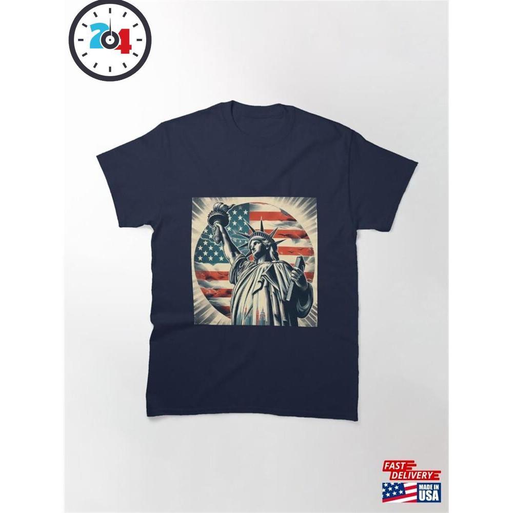 Statue Of Liberty Logo Classic T-Shirt